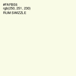 #FAFBE6 - Rum Swizzle Color Image